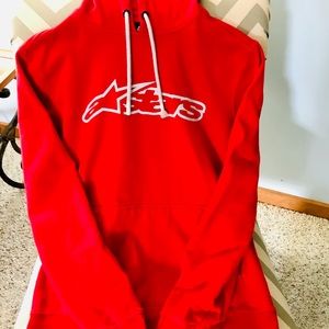 Alpine star mens hoodie.